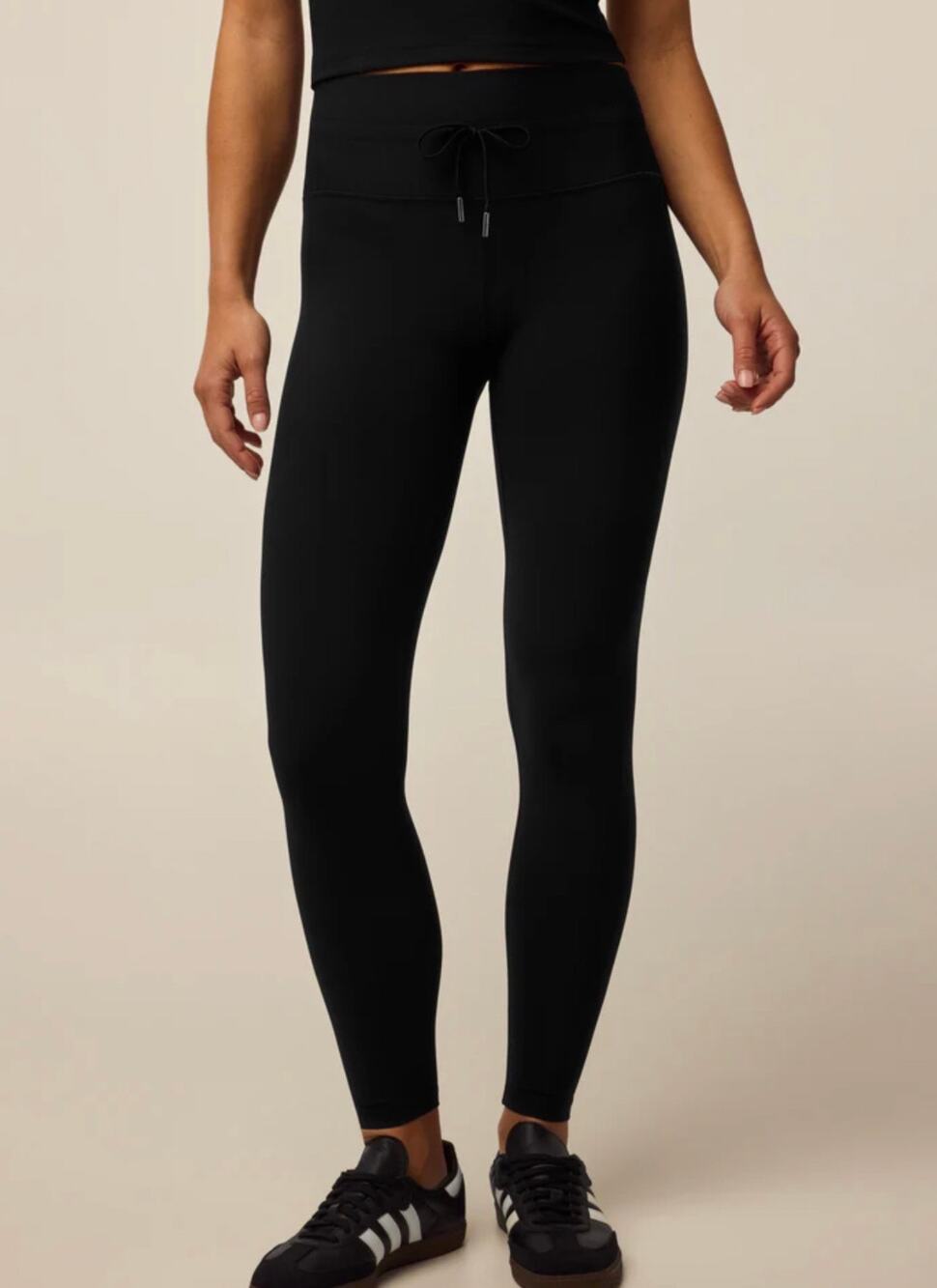 Greyson Cleo High-Rise Ribbed Leggings Black Size Small